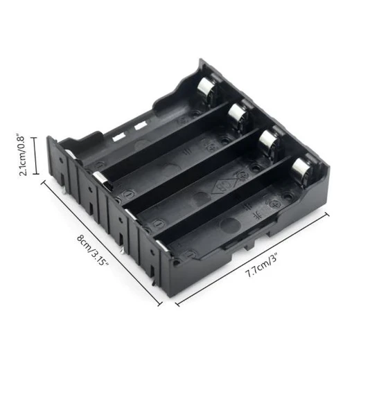 18650 4'lü Pil Yuvası Pcb Montajlı(LityumLi-Ion) ürün görseli 1