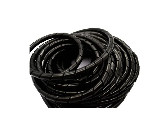 5 Metre Kablo Toplama Spirali Siyah(8mm) - Resim 3