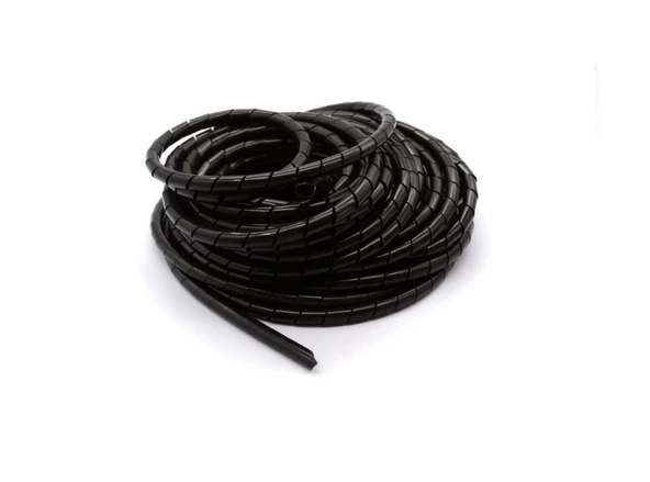 5 Metre Kablo Toplama Spirali Siyah(8mm) - Resim 2