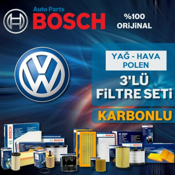 Vw Golf 5 1.6 Bosch Filtre Bakım Seti 2004-2009 ürün görseli 1