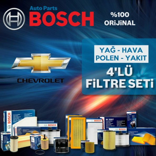 Chevrolet Lacetti 1.6 Bosch Filtre Bakım Seti 2005-2013 ürün görseli 1