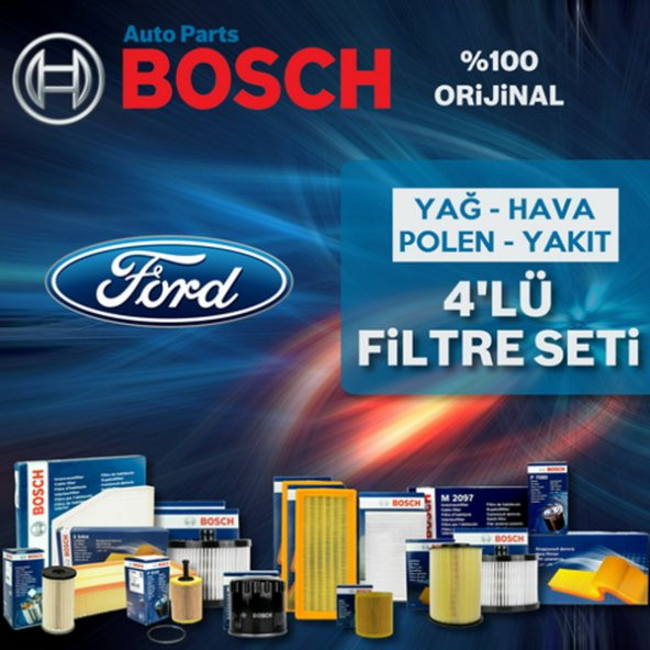 Ford Focus 1.6 Bosch Filtre Bakım Seti 1998-2004 ürün görseli 1
