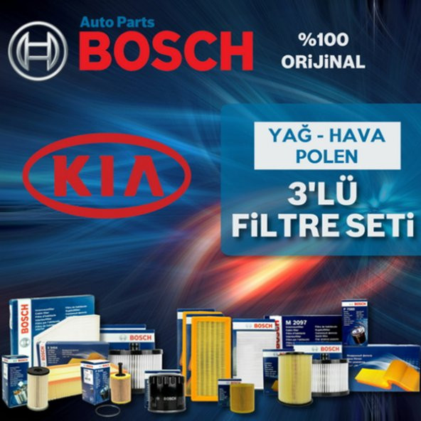 Kia Pro Ceed 1.6 Crdi Bosch Filtre Bakım Seti 2008-2013 ürün görseli 1