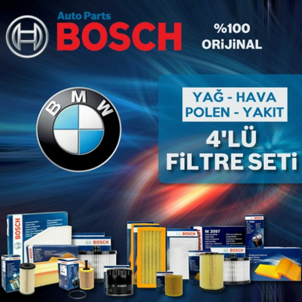 Bmw 3.16 Bosch Filtre Bakım Seti E46 2003-2005 ürün görseli 1