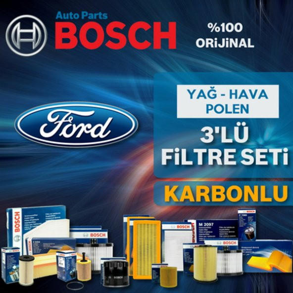 Ford Fiesta 1.4 1.5 Tdcı Bosch Filtre Bakım Seti 2013-2016 ürün görseli 1