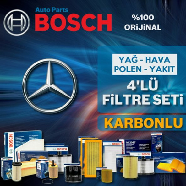 Mercedes C180 Komp. Bosch Filtre Bakım Seti W203 2003-2007 ürün görseli 1