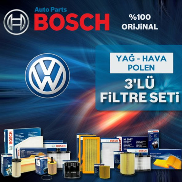 Vw Polo 1.4 Tdi Bosch Filtre Bakım Seti 2001-2005 Amf-bay ürün görseli 1