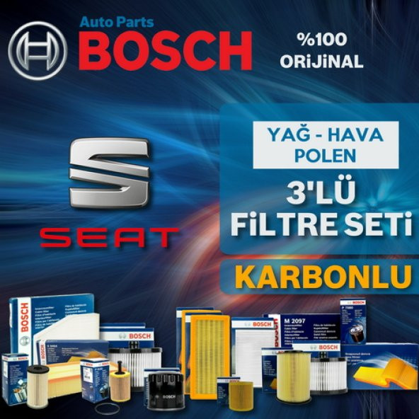 Seat Leon 1.6 Tdi Bosch Filtre Bakım Seti 2013-2019 ürün görseli 1