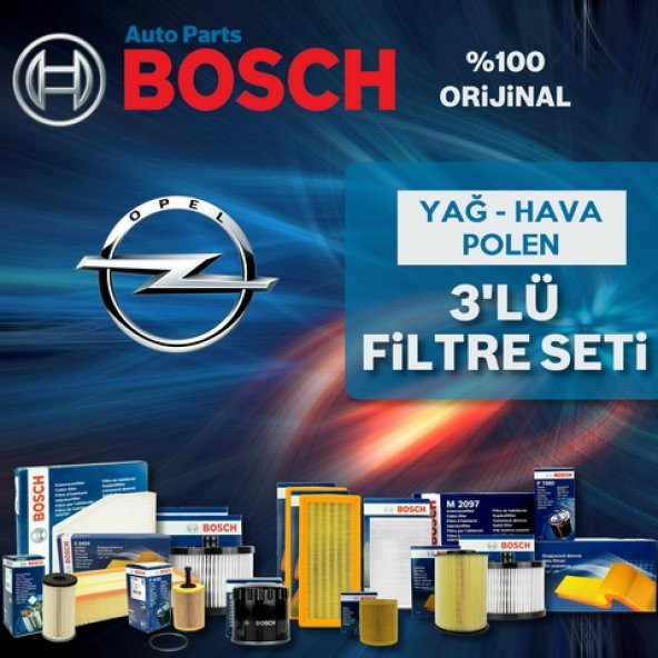Opel Corsa D 1.2 Twinport Bosch Filtre Bakım Seti 2007-2014 ürün görseli 1