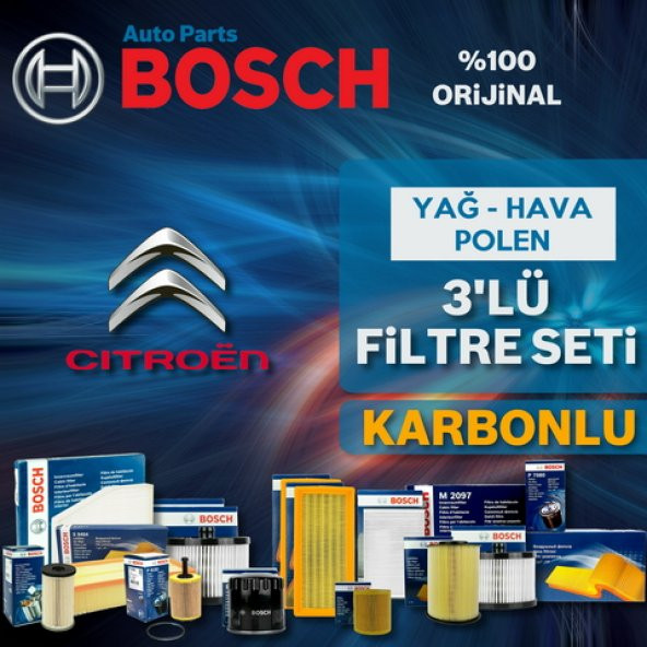 Citroen Berlingo 1.9 Dizel Bosch Filtre Bakım Seti 2002-2008 ürün görseli 1