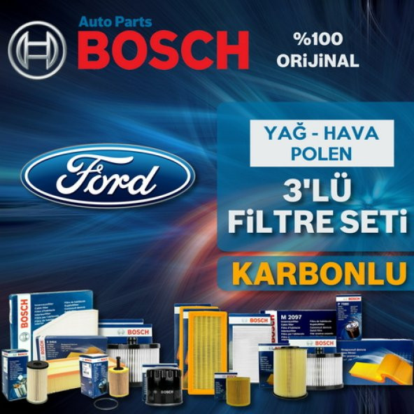 Ford Focus 1.5 Tdci Bosch Filtre Bakım Seti 2015-2017 ürün görseli 1