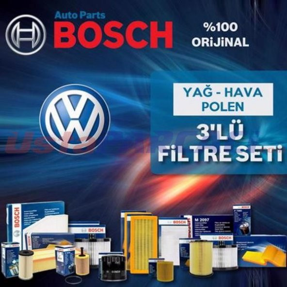 Vw Jetta 1.6 Bosch Filtre Bakım Seti 2006-2010 ürün görseli 1