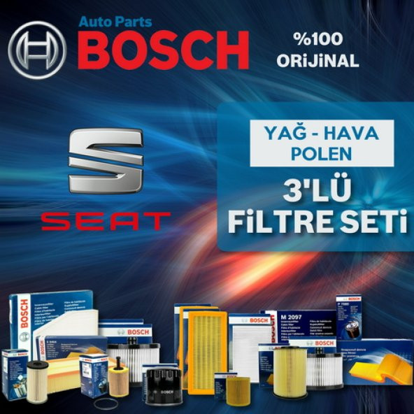 Seat Leon 1.2 Tsı Bosch Filtre Bakım Seti 2013-2017 CJZ, CYV ürün görseli 1