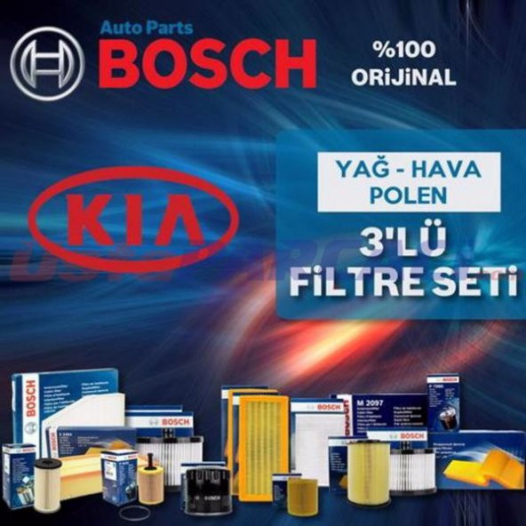 Kia Cerato 1.5 Crdı Bosch Filtre Bakım Seti 2005-2009 ürün görseli 1