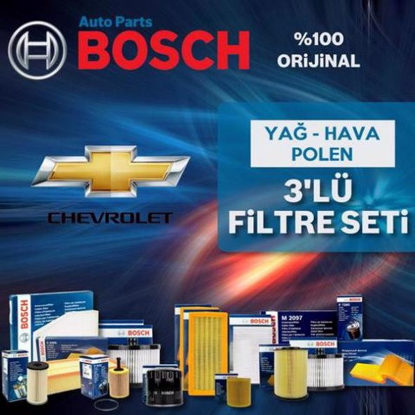 Chevrolet Cruze 1.6 Bosch Filtre Bakım Seti 2010-2013 ürün görseli 1
