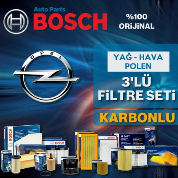 Opel Astra J 1.6 16V Turbo Bosch Filtre Bakım Seti 2009-2015 ürün görseli 1