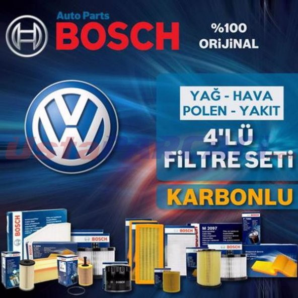 VW Jetta 1.4 TSI Bosch Filtre Bakım Seti 2015-2018 ürün görseli 1