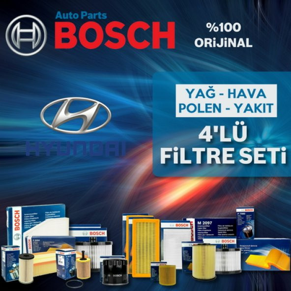 Hyundai İ20 1.4 Crdi Bosch Filtre Bakım Seti 2009-2013 ürün görseli 1