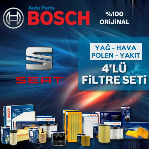 Seat İbiza 1.4 Tdi Bosch Filtre Bakım Seti 2003-2009 ürün görseli 1