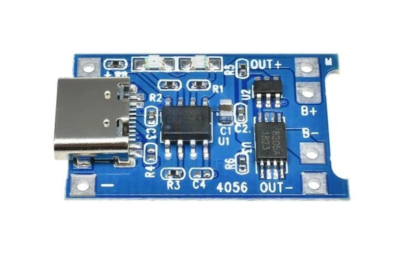 TP4056 1A Lipo – Li-on Pil Şarj Devresi Type C (Sarj Korumalı) - Resim 4