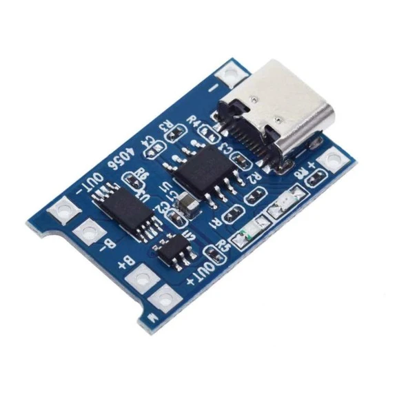 TP4056 1A Lipo – Li-on Pil Şarj Devresi Type C (Sarj Korumalı) - Resim 3