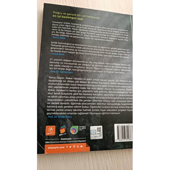 Projelerle Maker Eğitmenliği / Yonca Özgün / Aba Yayınları - Resim 2