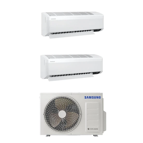 Samsung Wind Free Multi 1+2 Sistem (AJ050TXJ2KH/EA) 2x9000 Btu İç 5,2 kw Dış Ünite ürün görseli 1