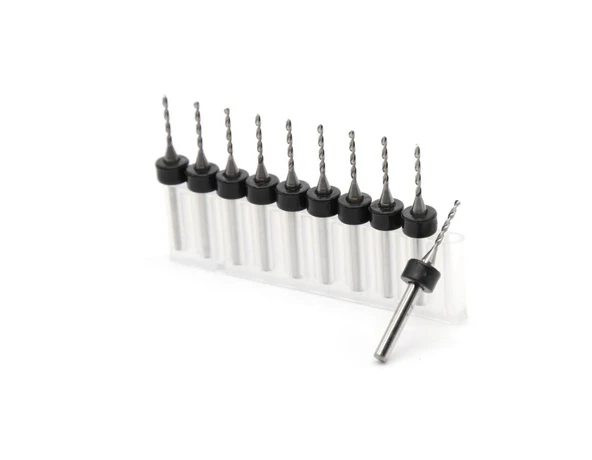 PCB MİKRO MİNİ KARBÜR MATKAP UCU HSS 10lu 0.6mm ürün görseli 1