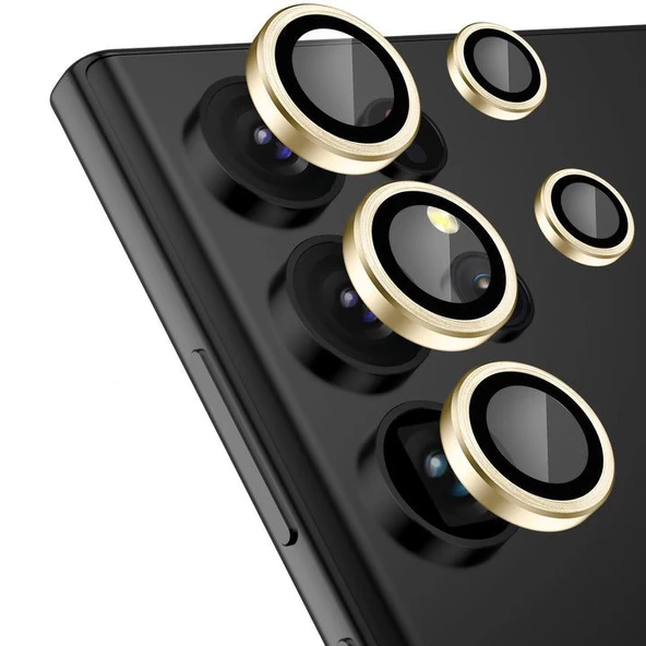 Gpack Samsung Galaxy S23 Ultra Full Kapatan Ekran KoruyucuMetal Tekli Lens ürün görseli 1