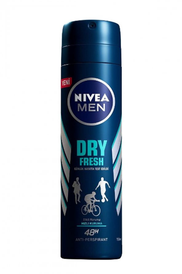 NIVEA DEO FORMEN DRY FRESH 150ML ürün görseli 1