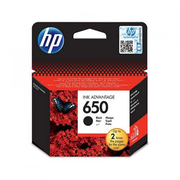 Hp 650 Siyah Orijinal Kartuş ürün görseli 1