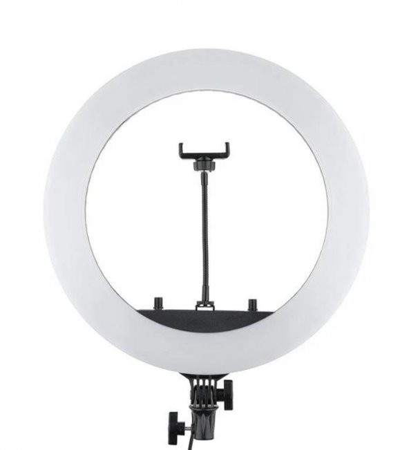 Ring Light Led 5500kw 18inch Makyaj Çekimleri Makeup Çekimleri Sac Çekimler Youtuber Kit ürün görseli 1