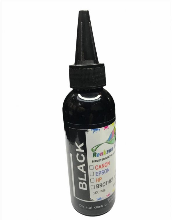 CANON PG84-CL94 UYUMLU KARTUŞ DOLUM MÜREKKEP SİYAH 2X100 ML SETİ ürün görseli 1