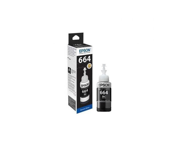 Epson 664 Siyah Orijinal 70Ml Mürekkep ürün görseli 1