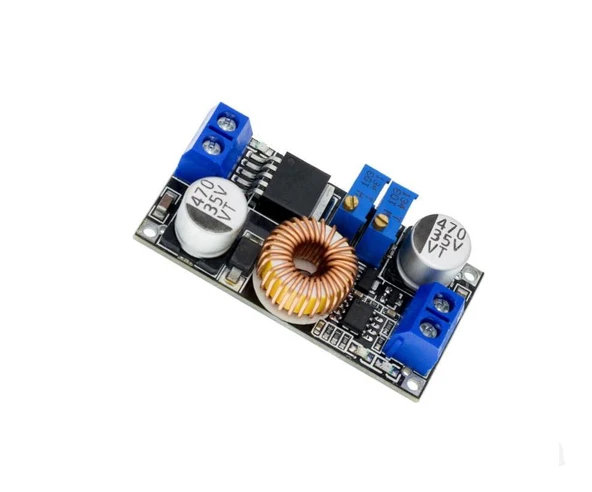 XL4015 Akım Voltaj Ayarlı DC-DC Step Down 5A Lipo Şarj Modülü(Kırmızı PCB) ürün görseli 1