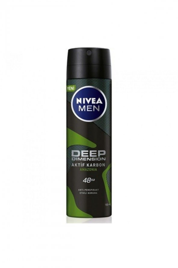 NIVEA DEODORANT FOR MEN DEEP AMAZONIA 150ML ürün görseli 1