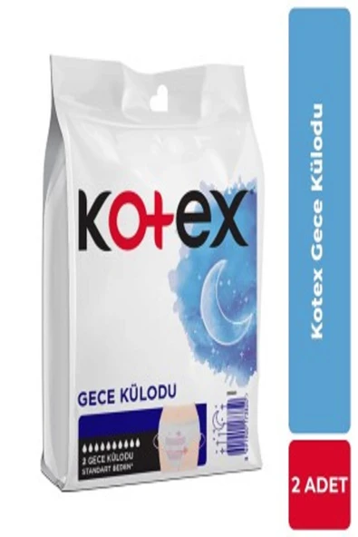 Kotex Regl Gece Külodu 2li ürün görseli 1