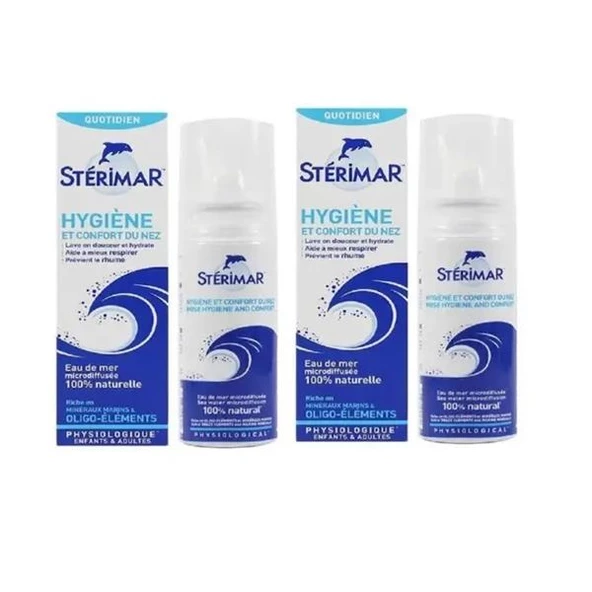 Sterimar Deniz Suyu Burun Spreyi 100 Ml-2 ADET-SKT:04/2028 ürün görseli 1
