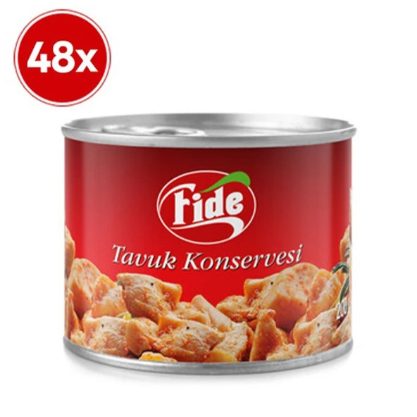 Fide Tavuk Konservesi 48 X 200 G - Resim 9