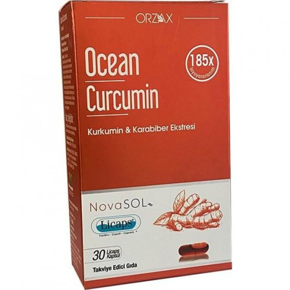 Ocean Curcumin 30 Kapsül 8697595872109 ürün görseli 1