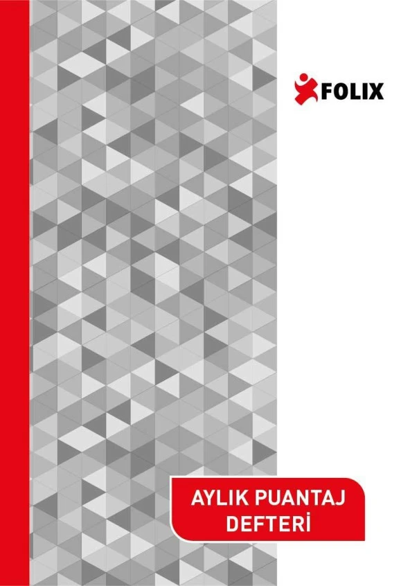Aylık Puantaj-Mesai Defteri Büyük 12'li ürün görseli 1