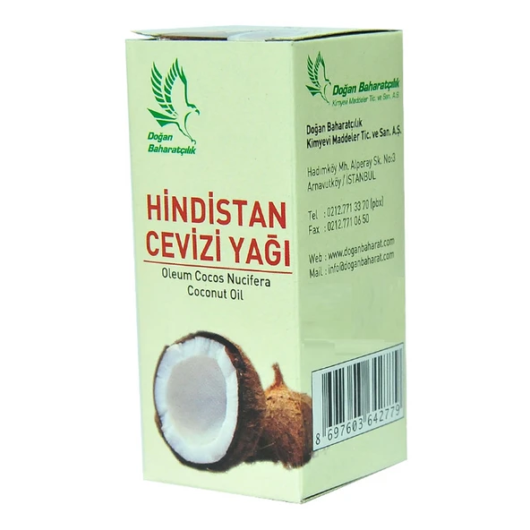 Hindistan Cevizi Yağı 50 cc - Resim 3