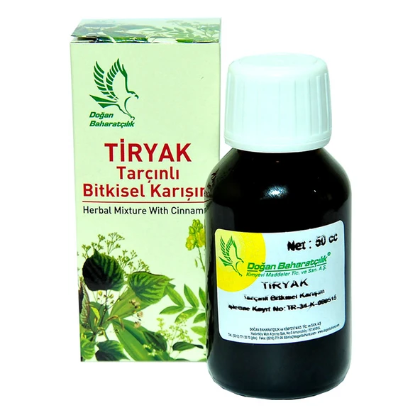 Doğan Tiryak Tarçınlı Bitkisel Karışım 50 cc ürün görseli 1