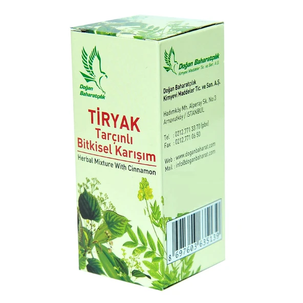 Tiryak Tarçınlı Bitkisel Karışım 50 cc - Resim 3