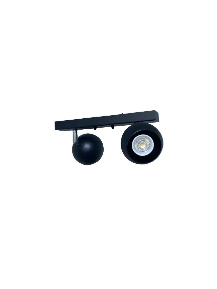 Rsylight Metal Modern Spor Siyah Mafsallı Led Spot Avize Beyaz Ampullü ürün görseli 1