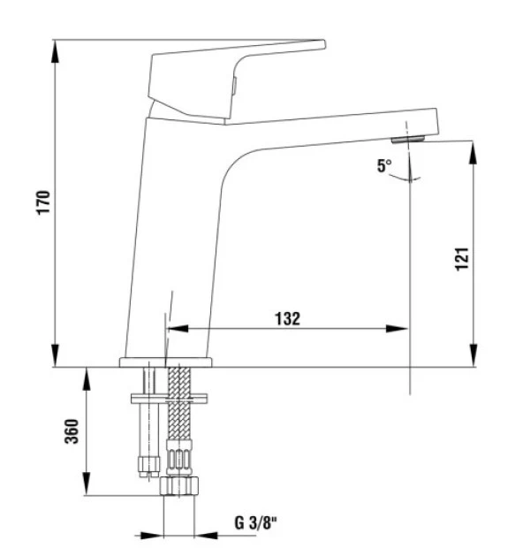 ECA Tiera Lavabo Bataryası 102108989 - Resim 2