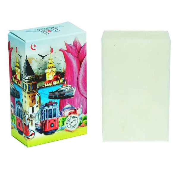Saba El Yapımı Kostiksiz İstanbul Hamam Sefası Sabunu 125GR ürün görseli 1