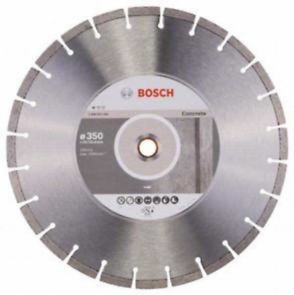 Bosch Elmas Kesme Disk SFConcr 350*25,40/®20mm 2.608.602.544 ürün görseli 1