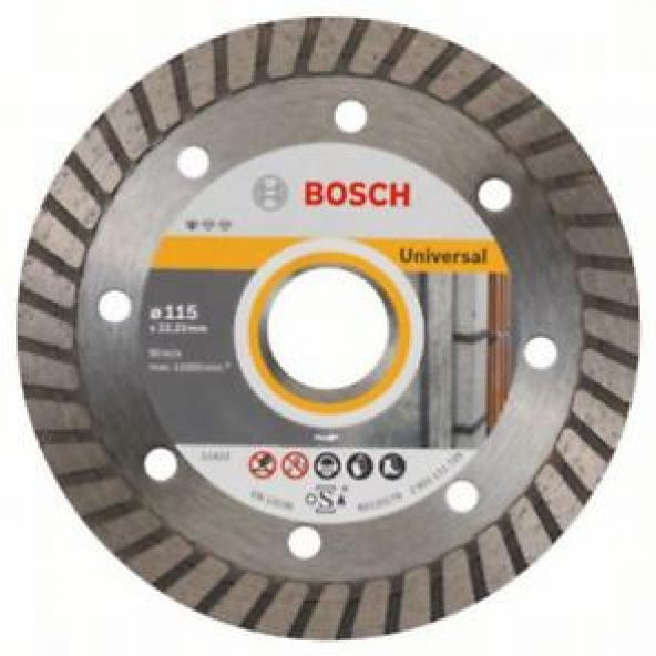 BOSCH Elmas Kesme Disk SFUnivT 115*22,23mm  2.608.602.393 ürün görseli 1