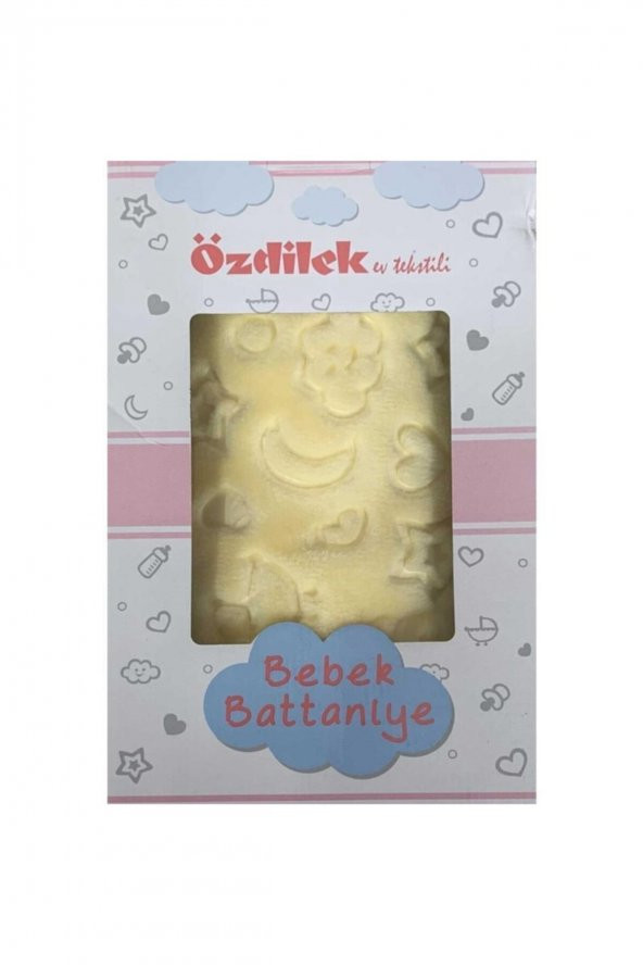 ÖZDİLEK BEBE EMBOS BATTANİYE SARI - Resim 2